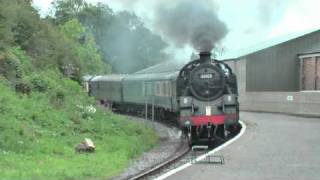 preview picture of video 'Wensleydale Railway Steam 80105 Bedale'