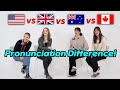 English Differences Among 4 Countries American British Aussie Canadian