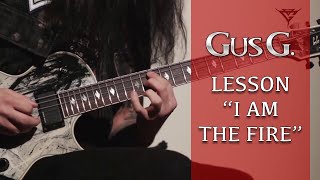 Gus G. Tutorial - Learn To Play "I Am The Fire"
