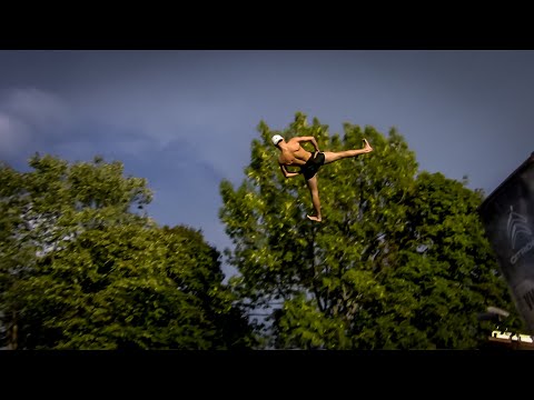 Death Diver world Champion, Truls Torp, goes BIG. (Staples, Canon Balls, Death Dives, Jumping)