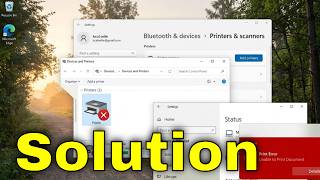 Fix Printer Not Accepting Print Command - Unable to Print Document