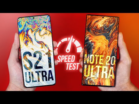 Samsung Galaxy S21 Ultra vs Note 20 Ultra - Speed Test