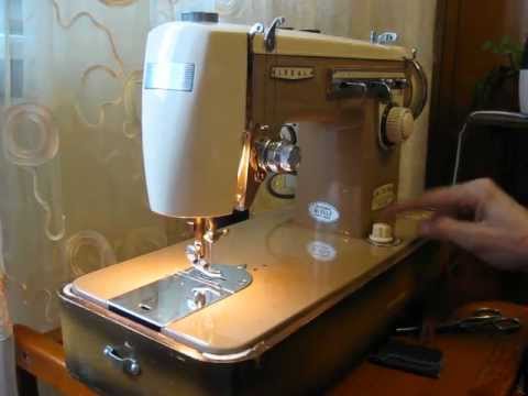 Ideal Deluxe Voll Zick-Zack Nähmaschine Sewing machine Швейная машина test