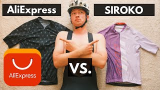 AliExpress vs SIROKO Cycling Jersey