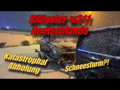 Disastrous pickups of the cheapest Mercedes Benz W211 E320 in Germany! || VOKE