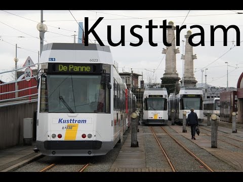 Complete CAB RIDE Kusttram Trajectvideo Knokke - Oostende - De Panne 2015
