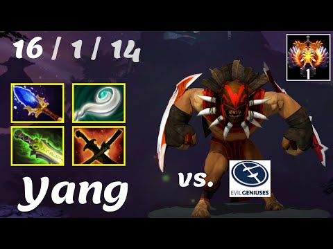 Yang Bloodseeker - TOP 1 RANK Against EG Team with Magical Build Full Gameplay Dota 2 7.22f