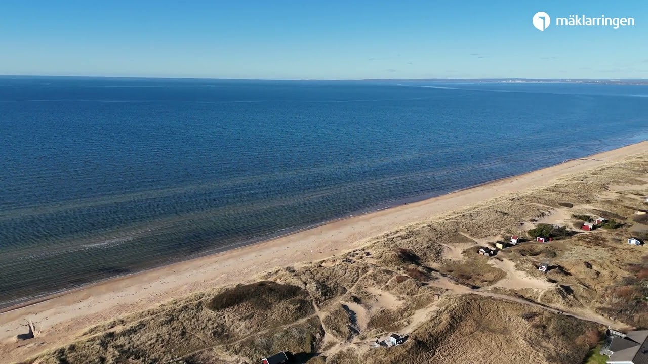 Tomt på Cirkelvägen 22 Mellbystrand Laholms kommun - video