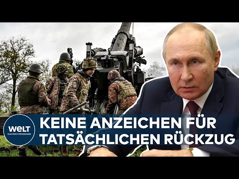 UKRAINE-KRIEG: Perfide Inszenierung? Ukraine skeptisch gegenüber russischen Rückzug aus Cherson
