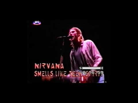Nirvana - Smells Like Teen Spirit - Live in Cascais Portugal 02/06/1994 CLIP