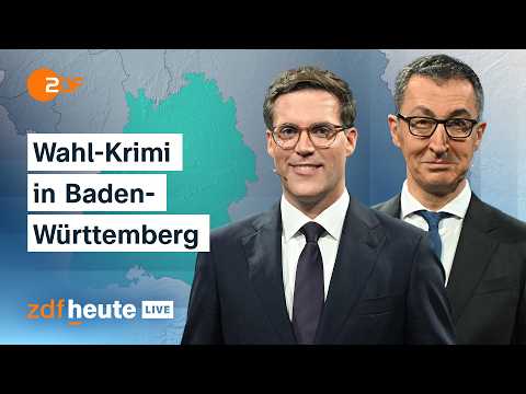Landtagswahl in Baden-Württemberg: Hagel gegen Özdemir – wie läuft der Wahlkampf? | ZDFheute live