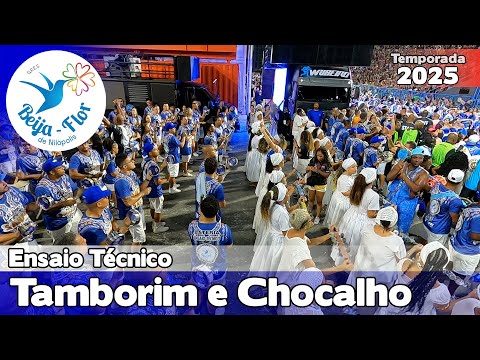 Beija-Flor 2025 | Tamborim e Chocalho - Ensaio Técnico |  Samba ao vivo #ET25