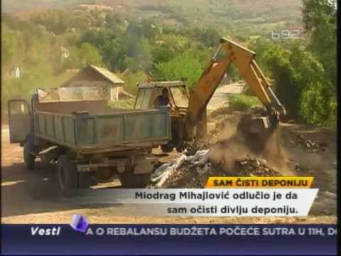 Kuršumlija: Sam rešio da očisti divlju deponiju