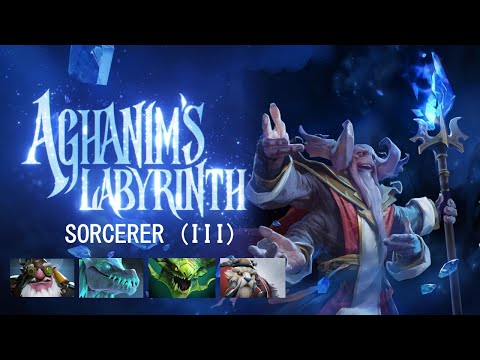 Dota 2 Aghanims Labyrinth: Sorcerer Difficulty Boss Fight