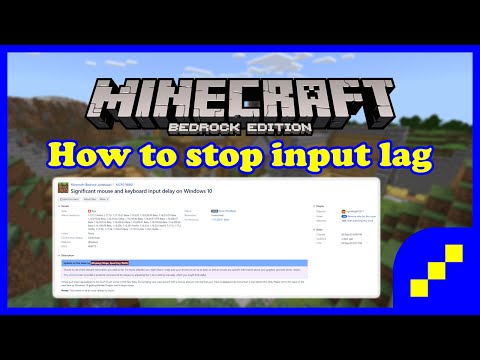 TheAlienDoctor - How to stop input lag for Minecraft Bedrock edition! | Disable v-sync