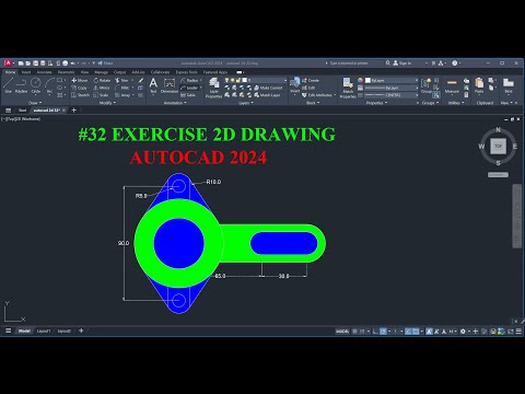 AutoCAD 2D exercise 1
