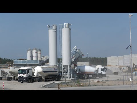 TESLA / Gigafactory4 / 13.07.2021 / 4K / 2.Runde Betonguss - Teil 3