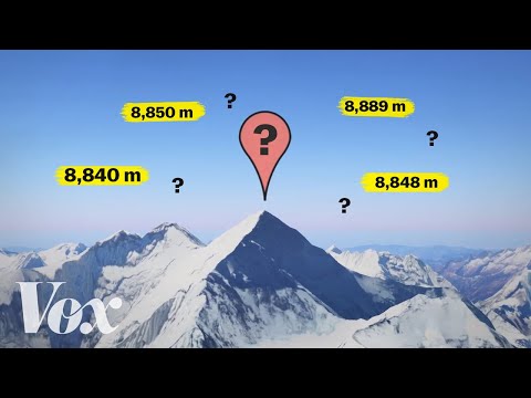 珠穆朗瑪峰的高度為何不斷變化 (Why Mount Everest's height keeps changing)