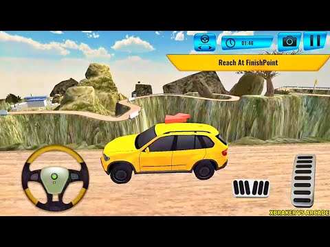 Offroad Car Driving Simulator: Yellow Suv Mountain Driver - Android GamePlay 3D