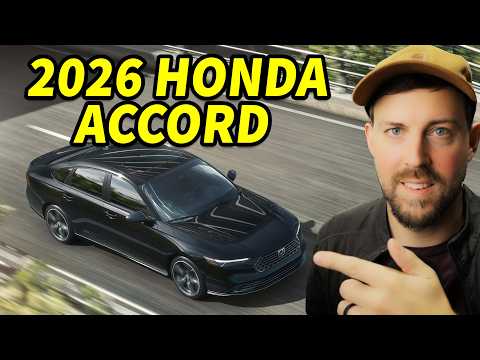 Honda just REFRESHED the Accord for 2026. Camry in trouble?