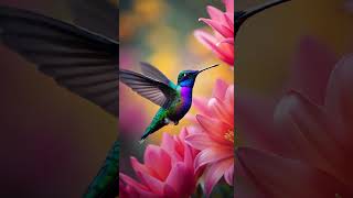 The Jewel of the Garden — In Slow Motion  #wildlifeentertainment #nature #shortsfeed #hummingbird