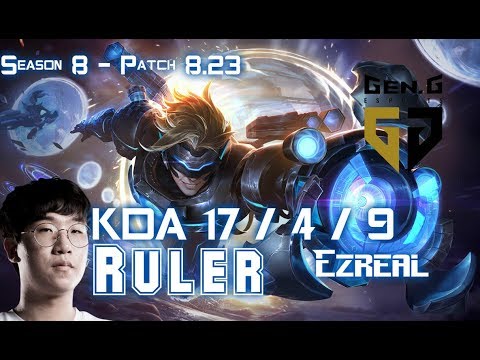 GEN Ruler EZREAL vs SIVIR ADC - Patch 8.23 KR Ranked