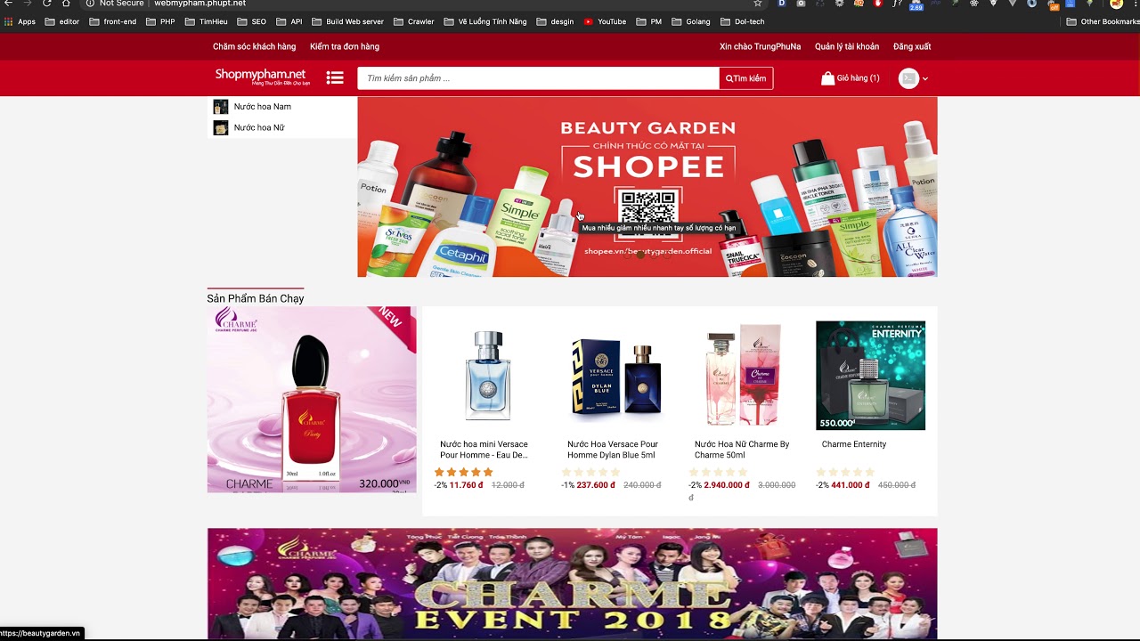 Review đồ án - Đồ án tốt nghiệp - Website bán mỹ phẩm bằng laravel