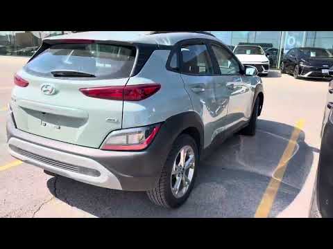 2023 Hyundai Kona 2.0L Preferred AWD w/Sun & Leather Package in Green for sale at Finch Hyundai in London, ON