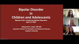 Bipolar Disorder in Children and Adolescents (Webinar)