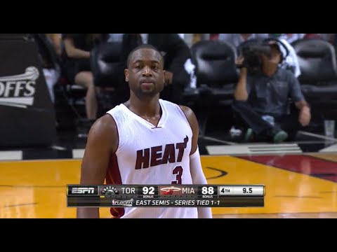 Dwyane Wade Full Highlights 2016 05 08 vs RAPTORS  第三節18pts