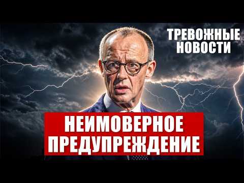 Чрезвычайное происшествие в Германии. Неимоверное  предупреждение канцлера. Новости сегодня