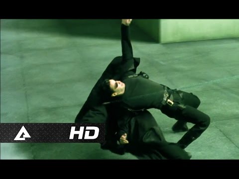 The Matrix (1999) - Rooftop Showdown | Access Movieclip | (1080p) HD