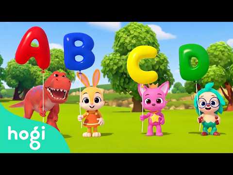 🎈 Let's Pop The Alphabet Balloon + ABC Song + More Nursery Rhymes & Kids Songs｜Hogi Pinkfong