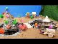 Making Horse Cart Waterfall Mini Wooden House Woodworking Projects