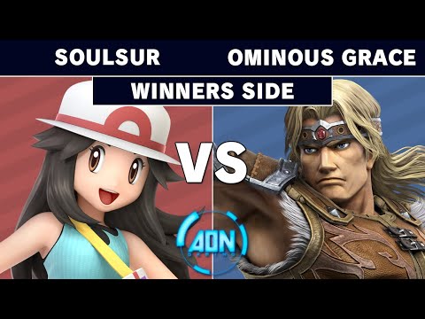AON Ultimate 57 - SoulSur (Pokemon Trainer) Vs Ominous Grace (Simon) Winner Round 3 - Smash Ultimate