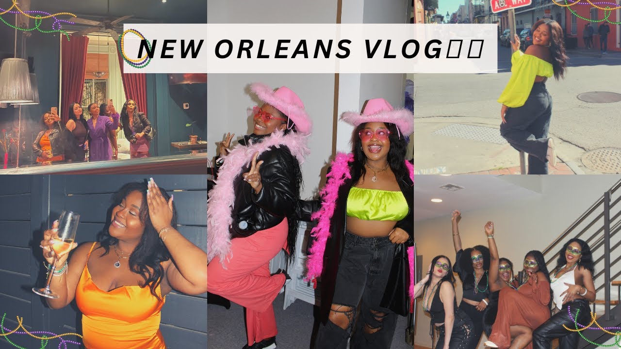 NOLA TRAVEL VLOG: LIT ON BOURBON STREET, PARADES, SWAMP TOUR🐊, GOOD EATS,  LIVE MUSIC & MORE