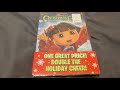 Dora The Explorer Dora S Christmas And Dora S Christmas Carol Adventure DVD Unboxing Overview