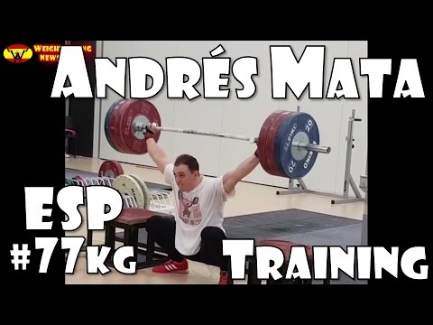 Andrés Mata (ESP, 77KG) | feat. Arnold Schwarzenegger | Olympic Weightlifting Training | Motivation