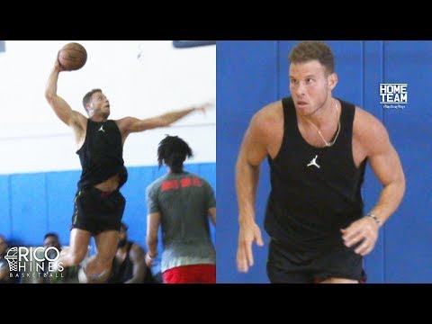 Blake Griffin at Rico Hines UCLA Run! Antonio Blakeney, Pascal Siakam, Jaylen Hands
