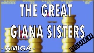 AMIGA : The Great Giana Sisters - Review, Gameplay, Commentary