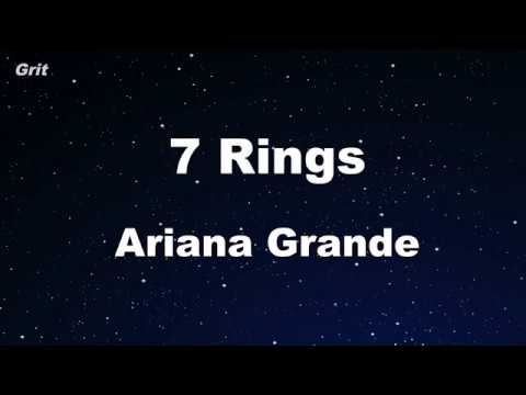 7 rings - Ariana Grande Karaoke 【No Guide Melody】 Instrumental