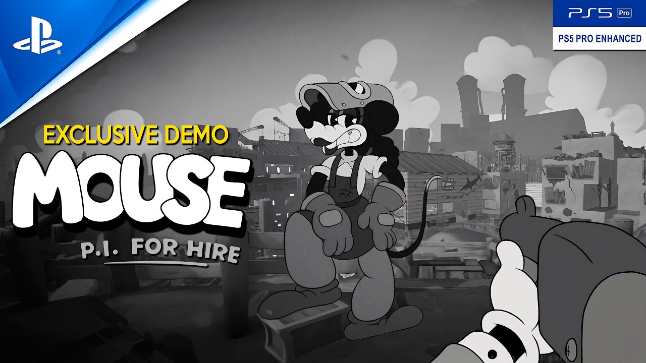 MOUSE P.I Exclusive Gameplay Demo | New Detective BOOMER SHOOTER like Doom with Disney Graphics