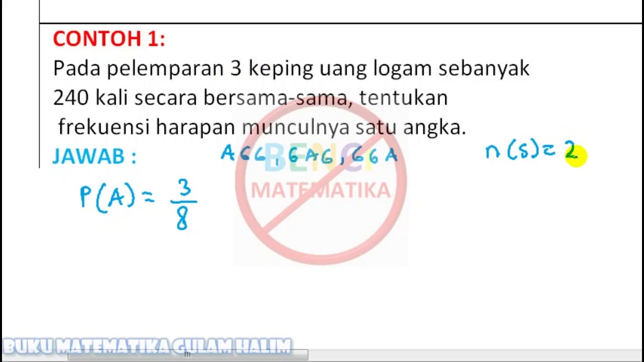 Frekuensi harapan contoh 1