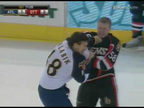 Boris Valabik vs Cody Bass