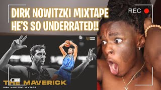 FIRST TIME WATCHING DIRK NOWITZKI | Dirk Nowitzki ULTIMATE Mixtape!!