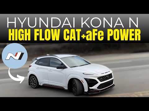 2023 Hyundai Kona N 2.0L Turbo w/ High Flow Cat & aFe Cat-Back!