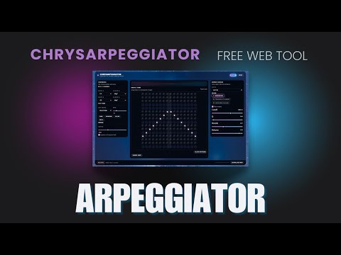 ChrysArpeggiator | Web Arpeggiator for Instant Melodic Patterns (Live Demo)