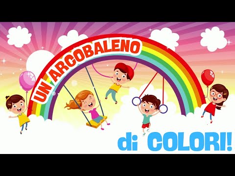 🌈 Un arcobaleno di colori - Canzone Animata per Bambini 🎨 | Impara i Colori Cantando!