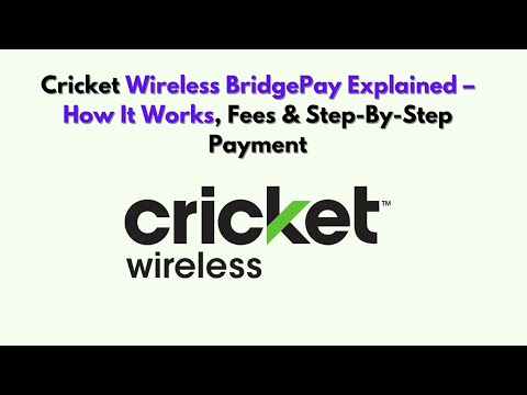 Cricket Bridgepay Number
