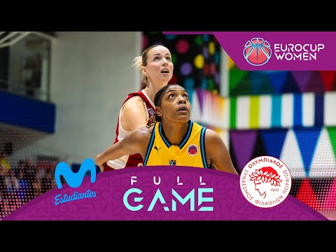 Round of 16 | Movistar Estudiantes v OSFP | Full Basketball Game | EuroCup Women 2025-26